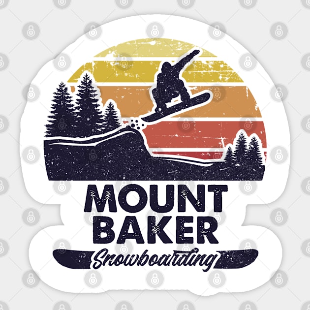 Mount Baker Snowboarding Sticker by NeedsFulfilled